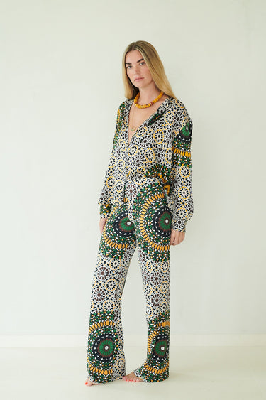 Leslie Retro mosaic green - eywasouls